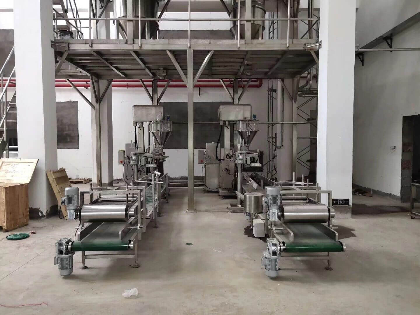 添加剂包装流水线客户现场